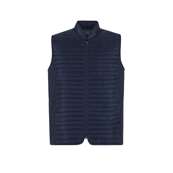 Navy Tokyo Padded Vest For Men